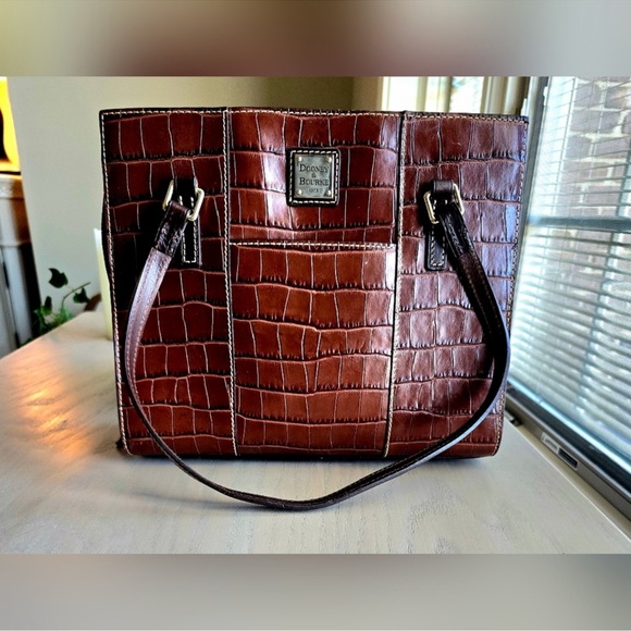 Dooney and Bourke Charlotte Croc Embossed Tote NWT - Picture 14 of 15